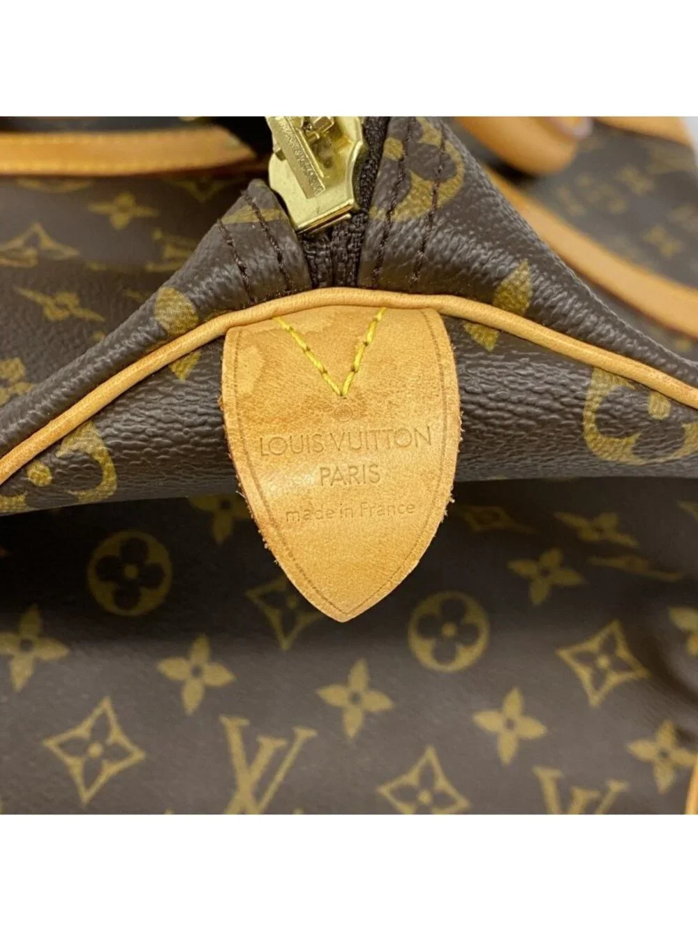 Louis Vuitton Boston Bag Monogram Keepall 50 Brown